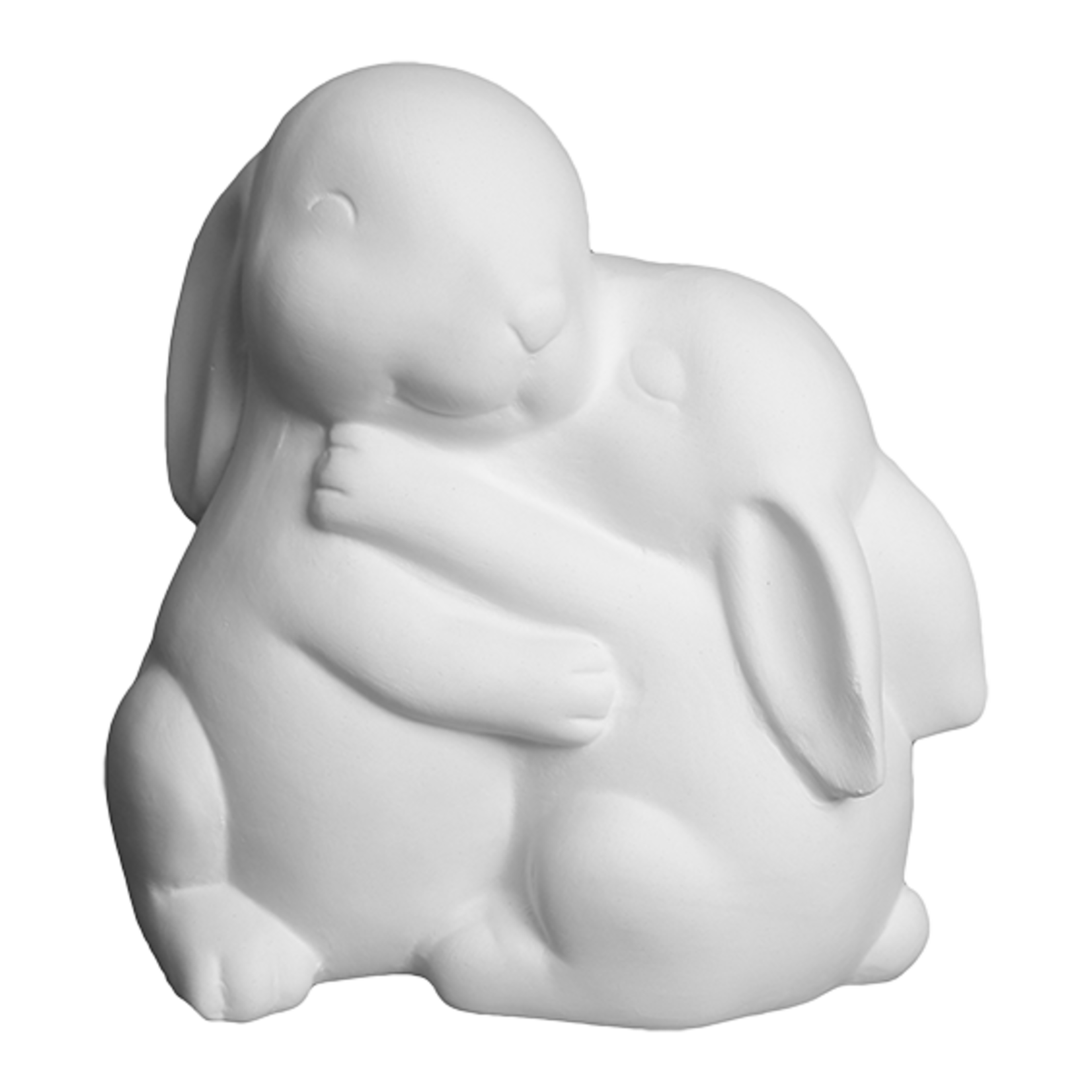 Mama & Baby Bunny - 6" H x 5 ¼" L x 3 ½" W