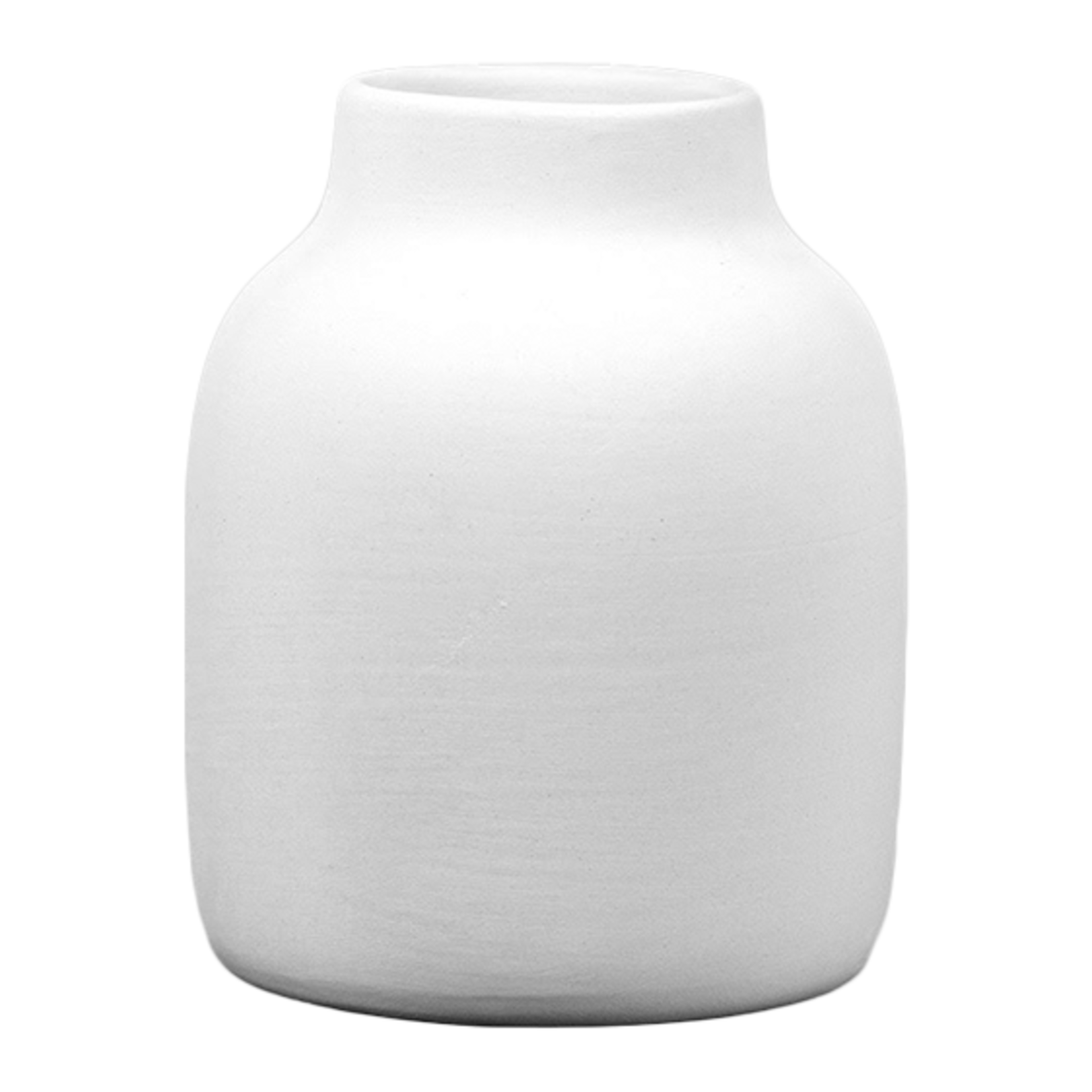 Stout Vase  - 5 ½" H x 4" L x 4" W