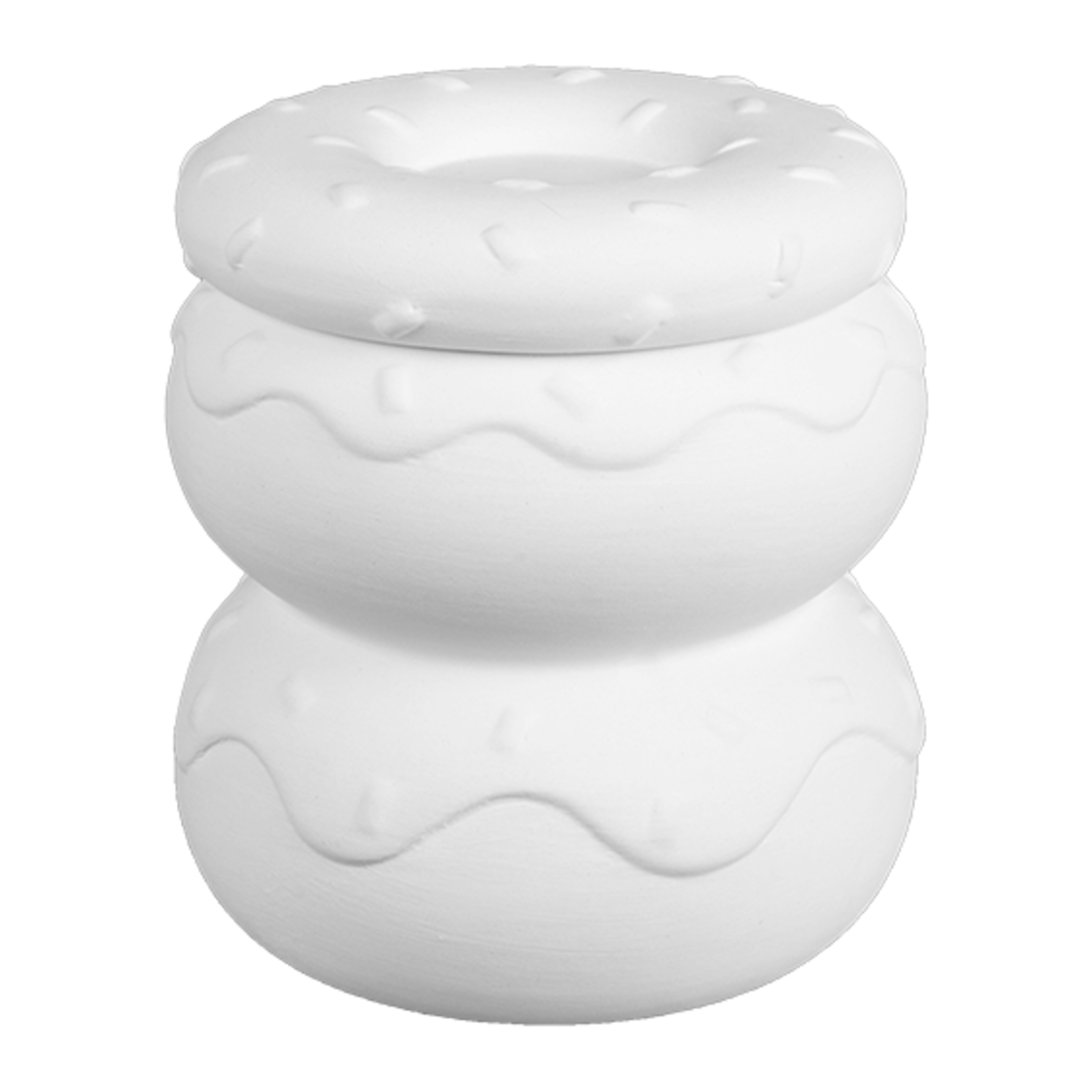 Double Donut Box - 4 ½" H x 3 ⅞" Dia