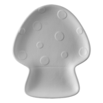 Mushroom  Plate - 9 ⅜" W x 7 ½" L x 1" H