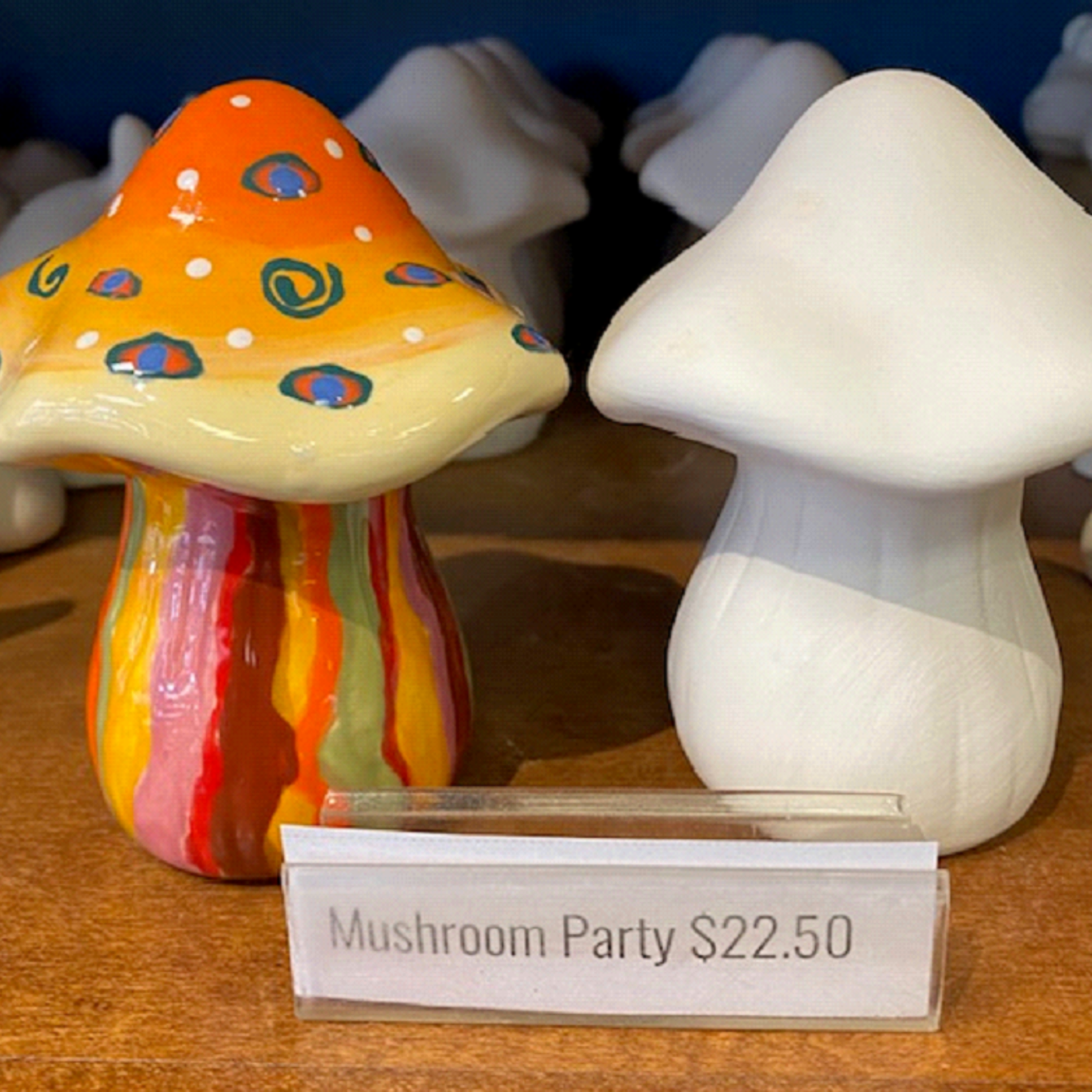 Mushroom Party - 3½" W x 4" H