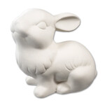 Large Bunny - 4¾" L x 4" W x 4½" H