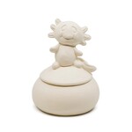 Standing Axolotl Box - 5.25in H x 3.75in W