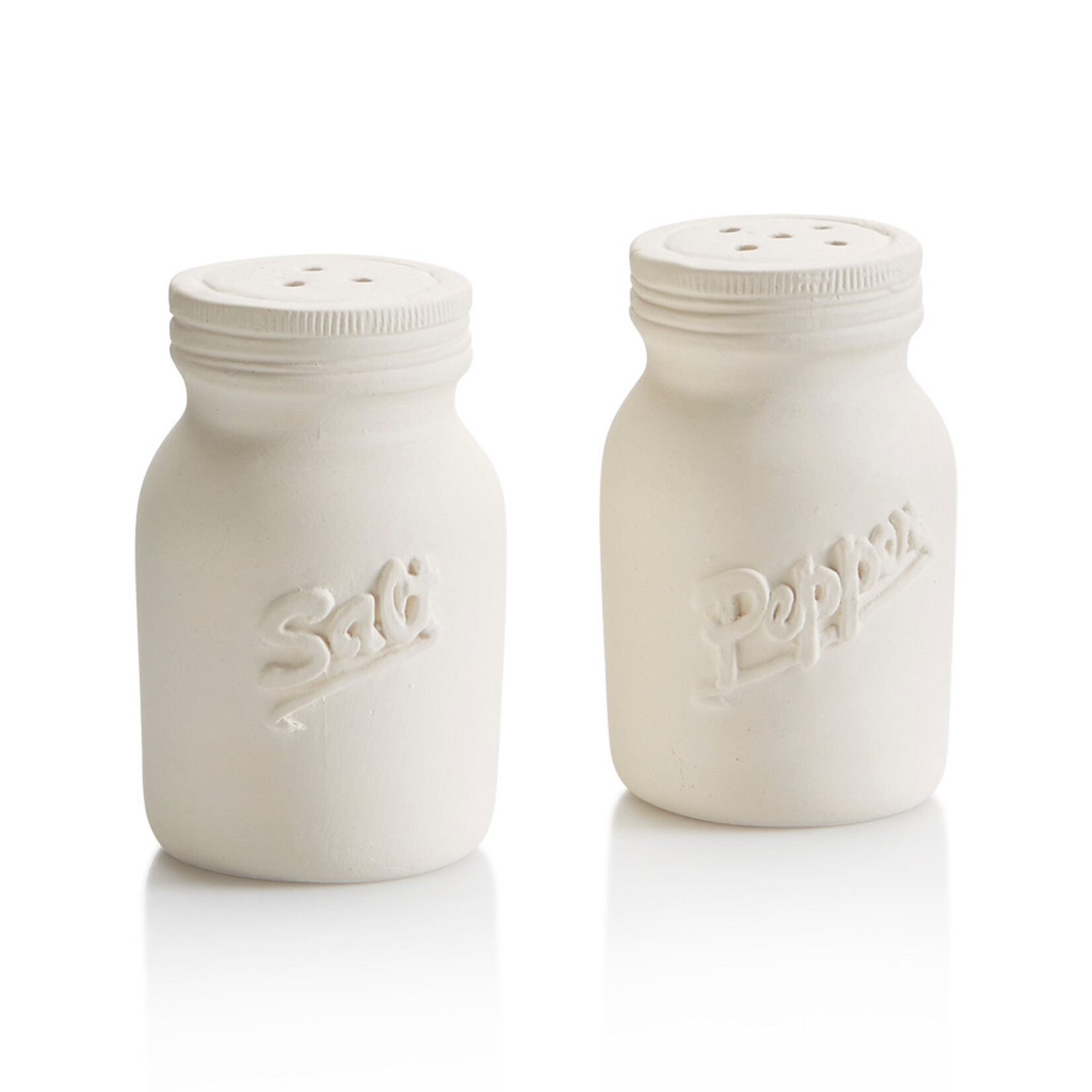 Mason Jar Salt & Pepper - 3H x 1.75W