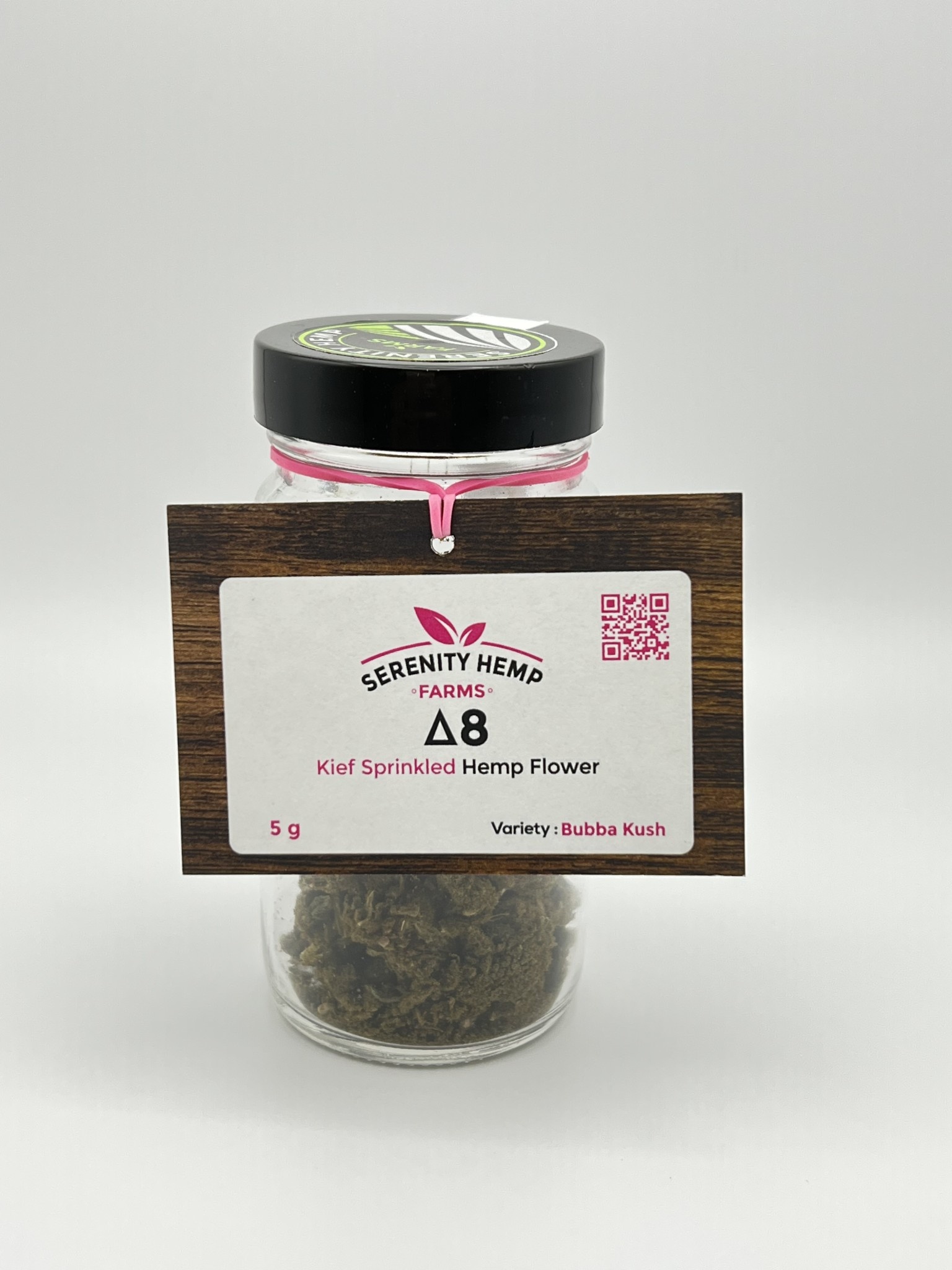 Kief Sprinkled Hemp Flower/Bubba Kush 5g