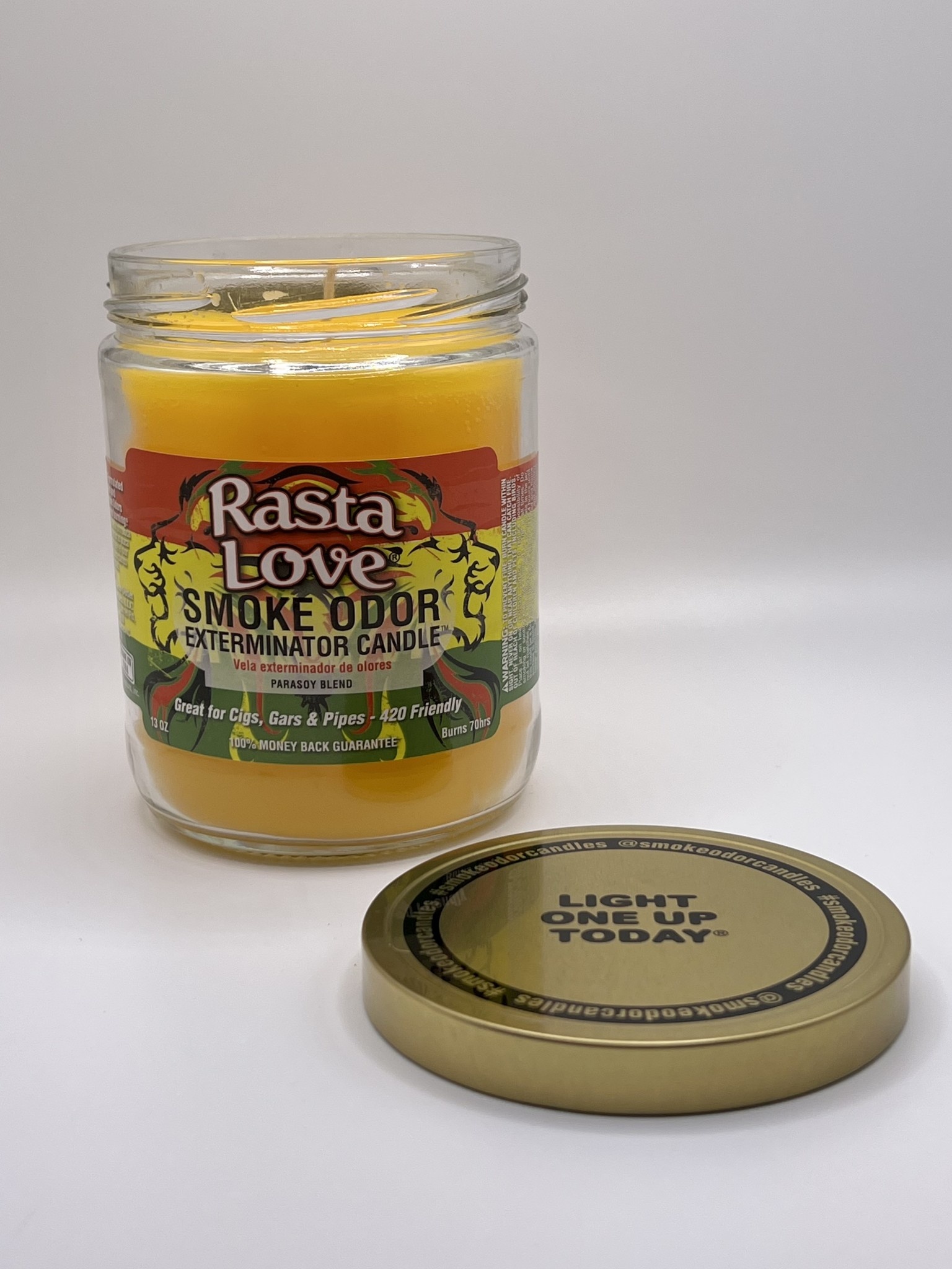 Smoke Odor Smoke Odor Exterminator Candle 13oz. Jar - Rasta Love
