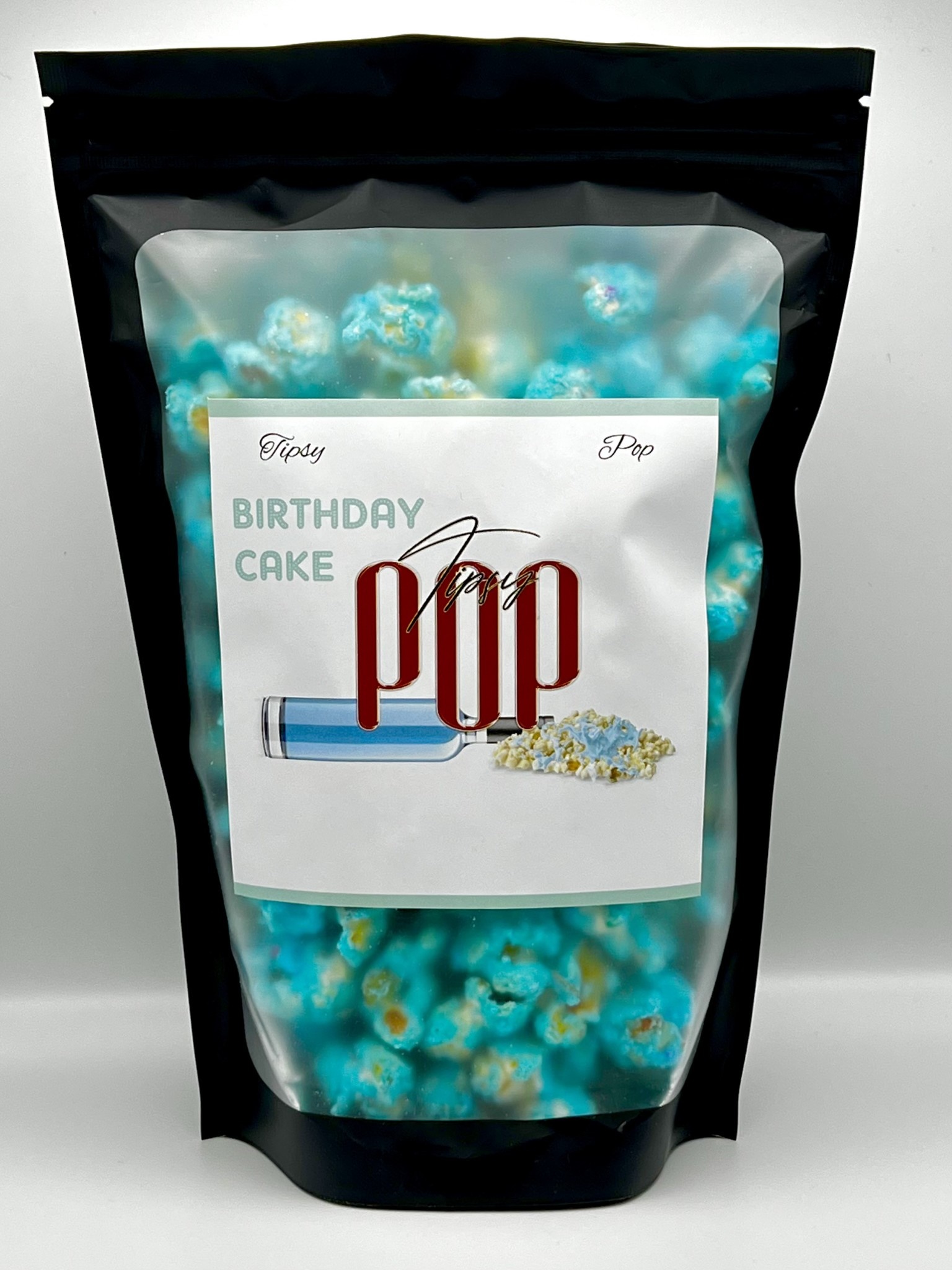 Tipsy Pop Alcohol Infused Popcorn - Birthday Cake