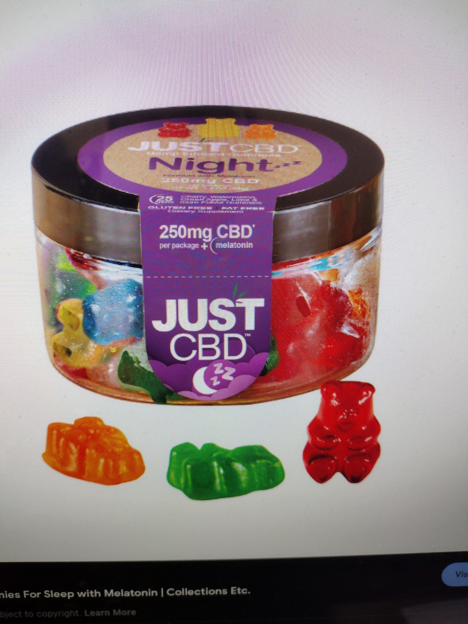 Just CBD Just CBD Night Gummies 250mg Just CBD Just CBD Night Gummies 250mg