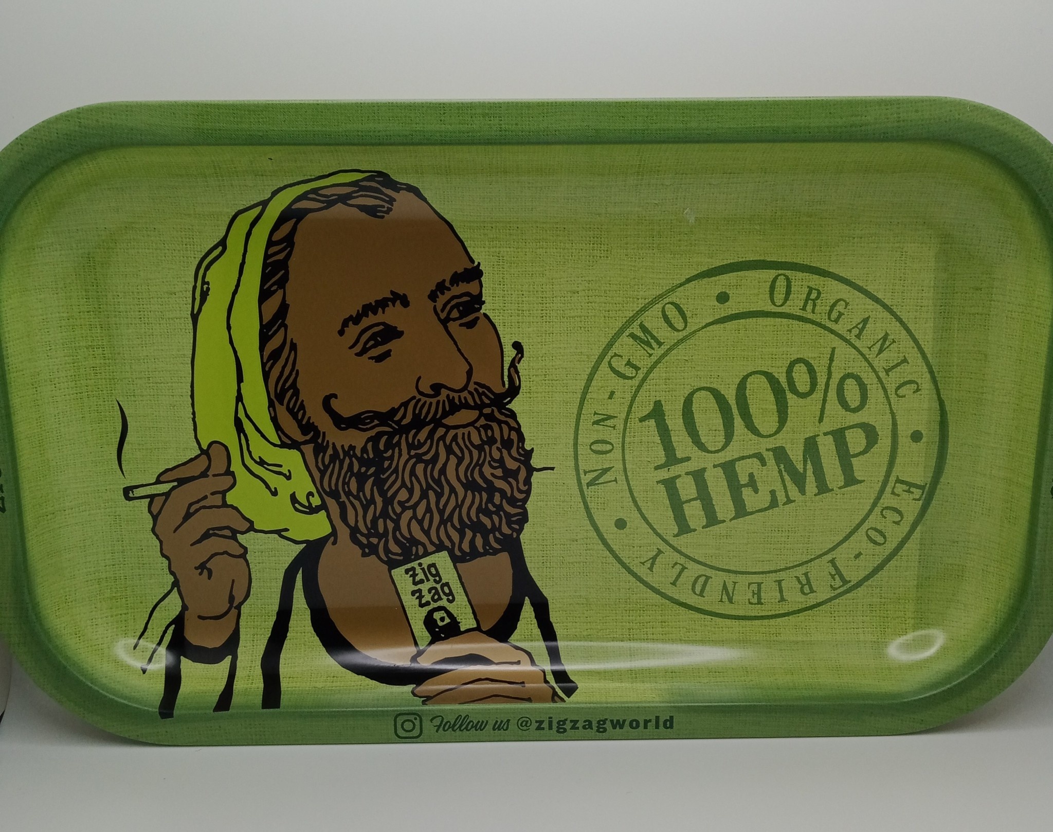 Tray Zig-Zag Hemp Rolling Tray - Medium Tray Zig-Zag Hemp Rolling Tray - Medium