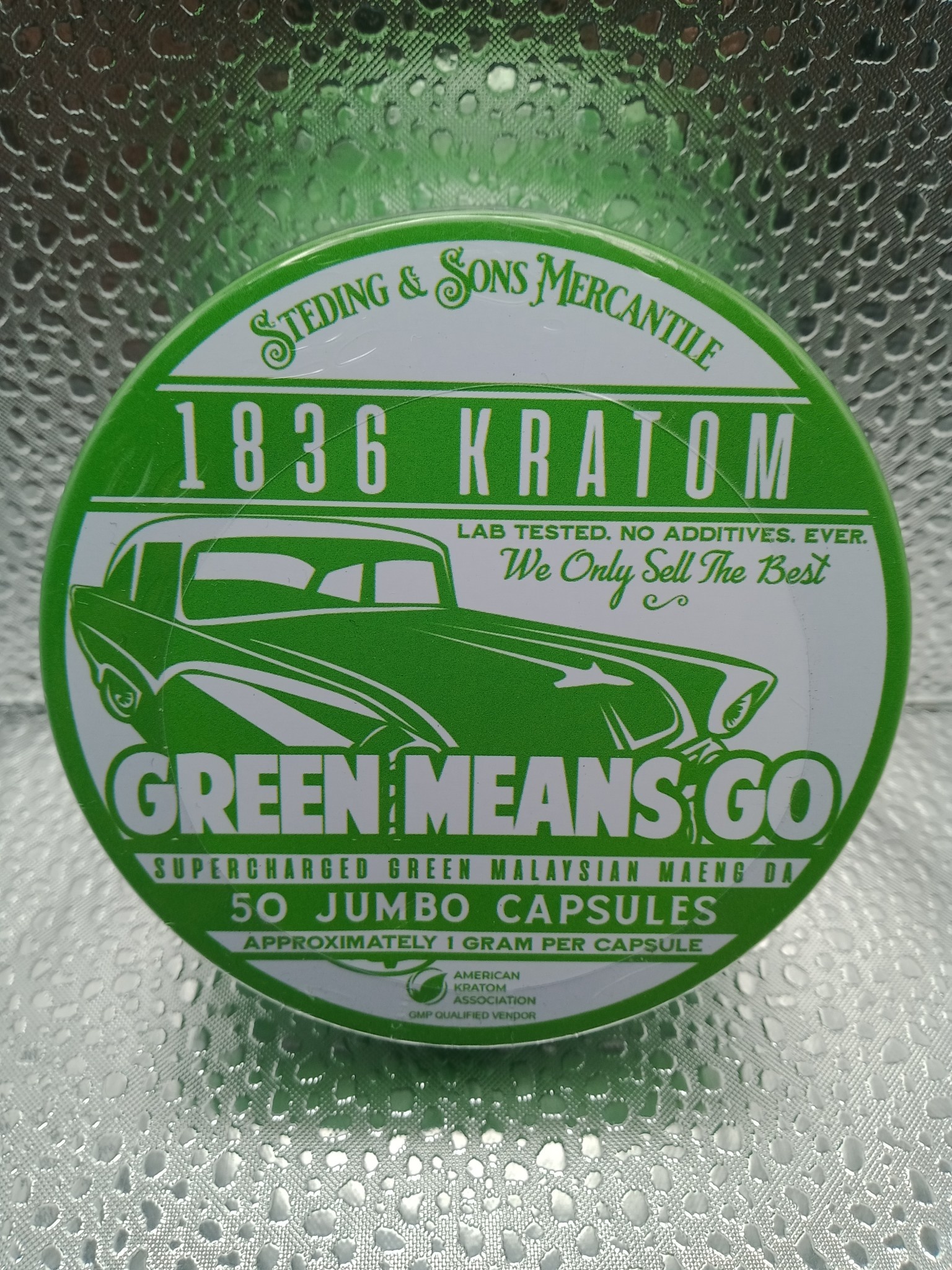 Sterling & Sons Mercantile 1836 Kratom Capsules - Green Means Go Sterling & Sons Mercantile 1836 Kratom Capsules - Green Means Go