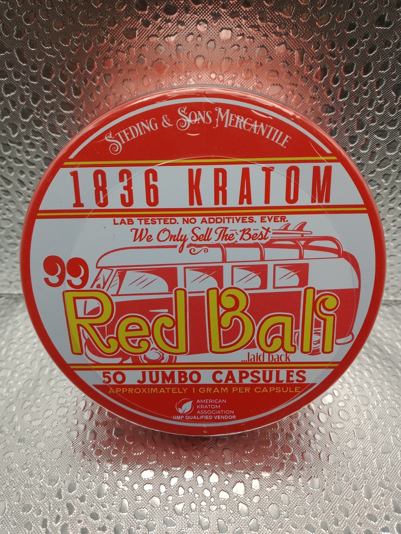 Sterling & Sons Mercantile 1836 Kratom Capsules - Red Bali