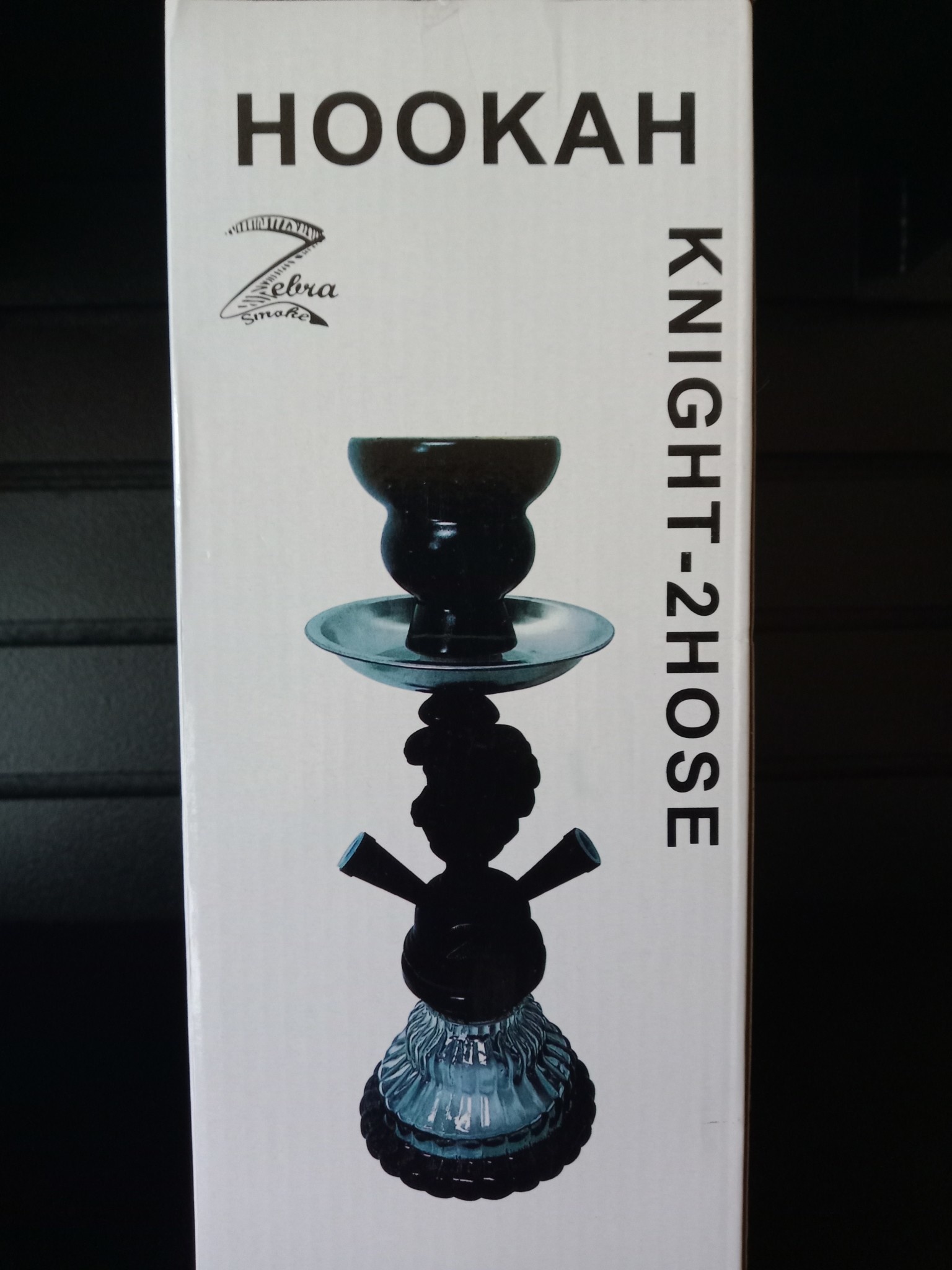Zebra Zebra Knight Hookah - 2 Hose Zebra Zebra Knight Hookah - 2 Hose
