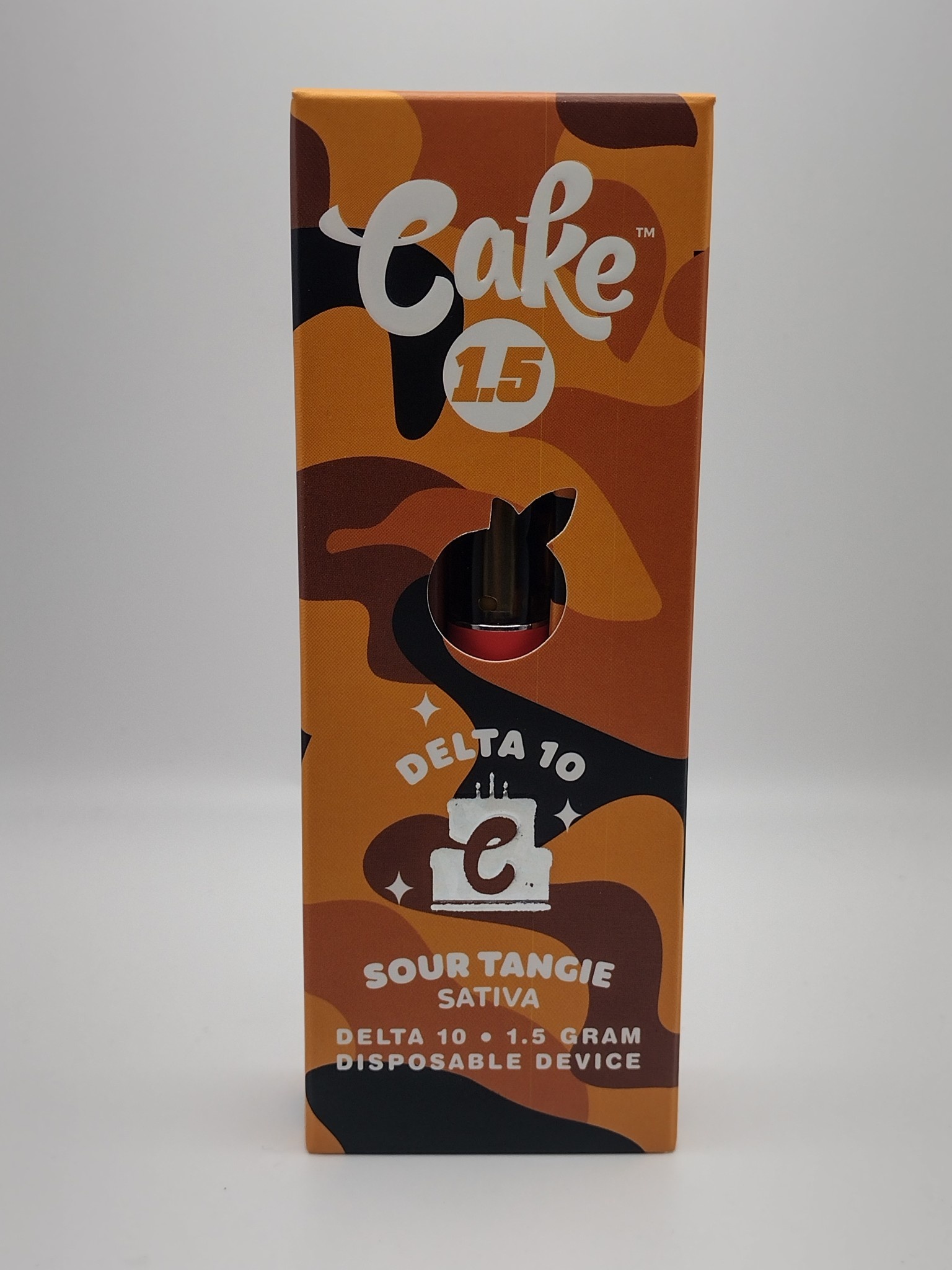 Cake 1.5 Cake Delta 10 1.5g Disposable Vape - Sour Tangie Cake 1.5 Cake Delta 10 1.5g Disposable Vape - Sour Tangie