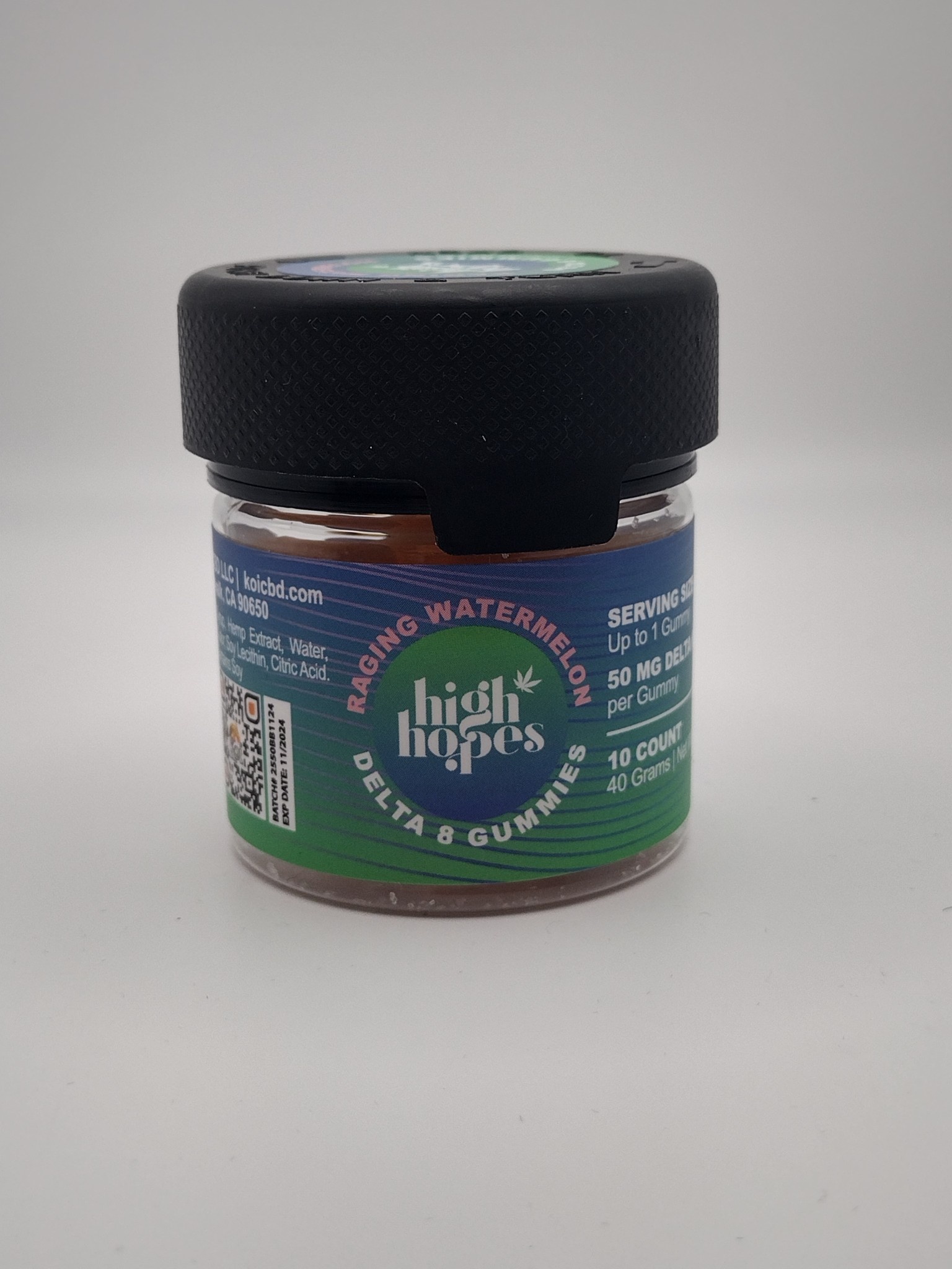 High Hopes D8 500mg Gummies Raging Watermelon High Hopes D8 500mg Gummies Raging Watermelon