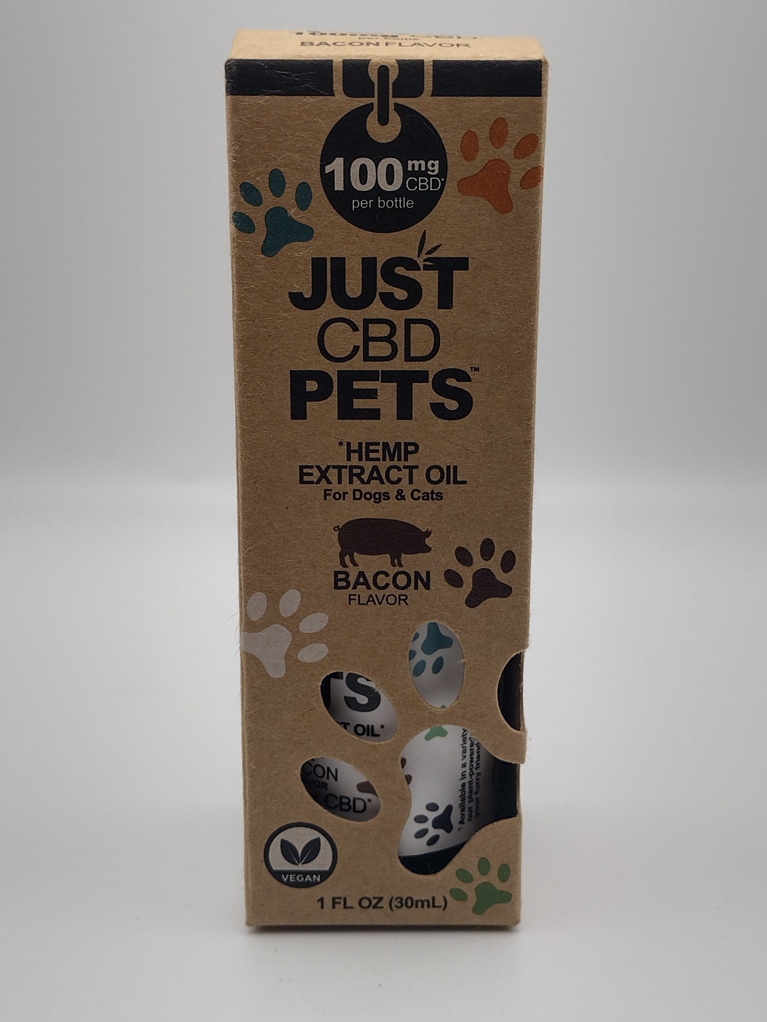 Just CBD Just CBD 100mg Pet Tinture- Bacon