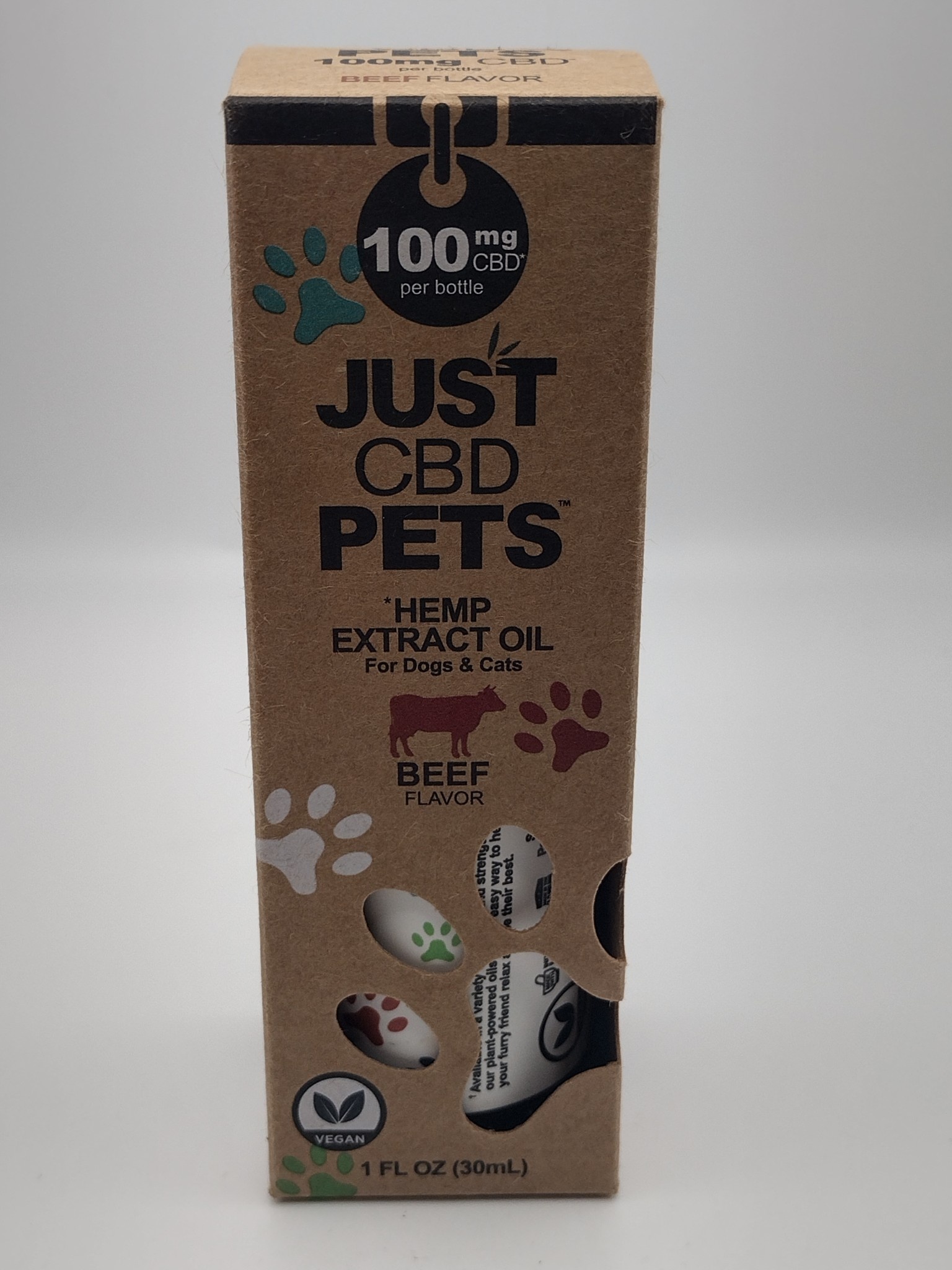 Just CBD Just CBD 100mg Pet Tincture - Beef