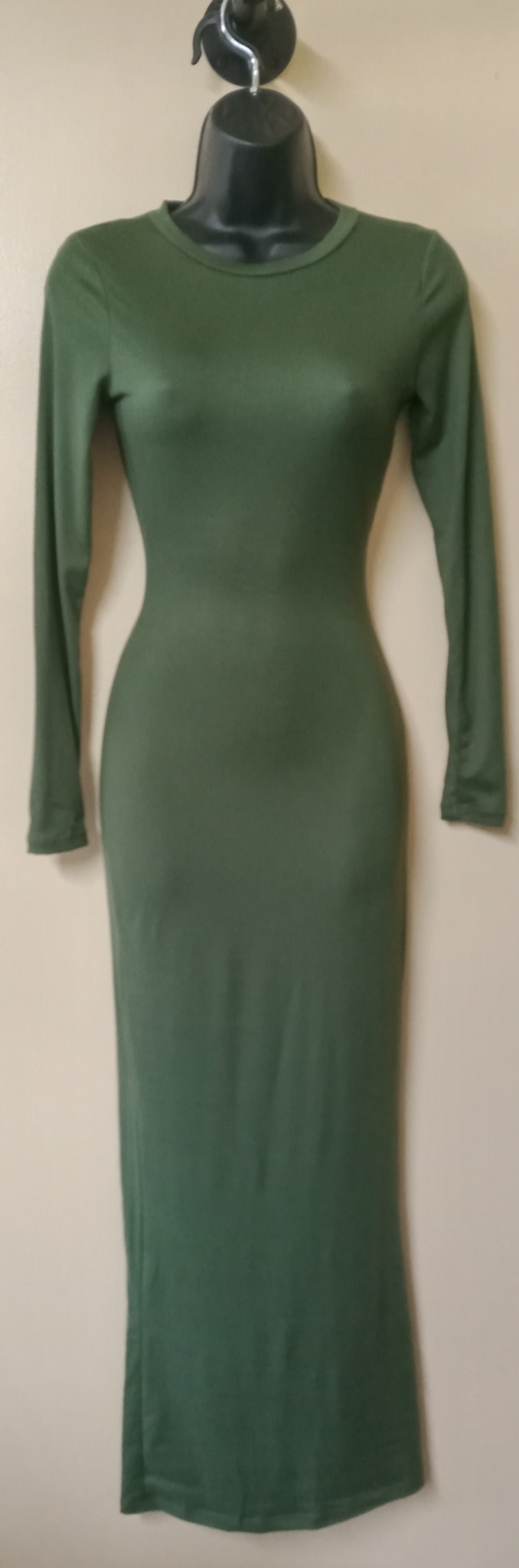 LA show room Long Sleeve Maxi Dress - Olive LA show room Long Sleeve Maxi Dress - Olive