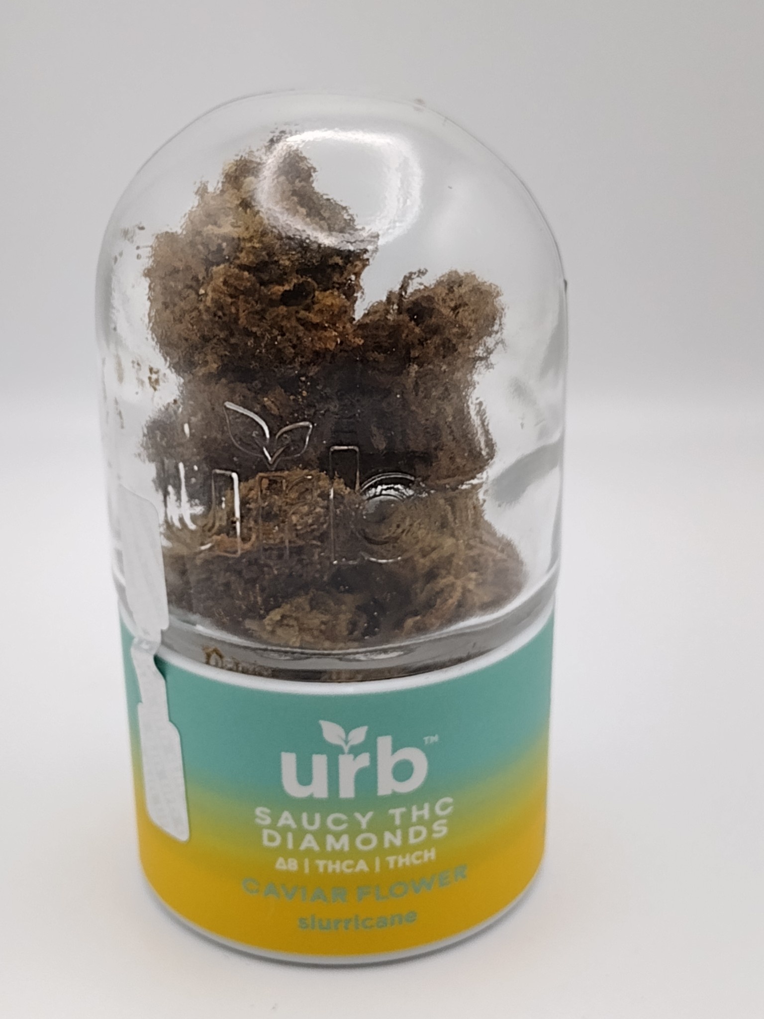 Urb Urb Saucy THC Diamonds Caviar Flower 7g THC-A / THC-H - Slurricane (Indica) Urb Urb Saucy THC Diamonds Caviar Flower 7g THC-A / THC-H - Slurricane (Indica)
