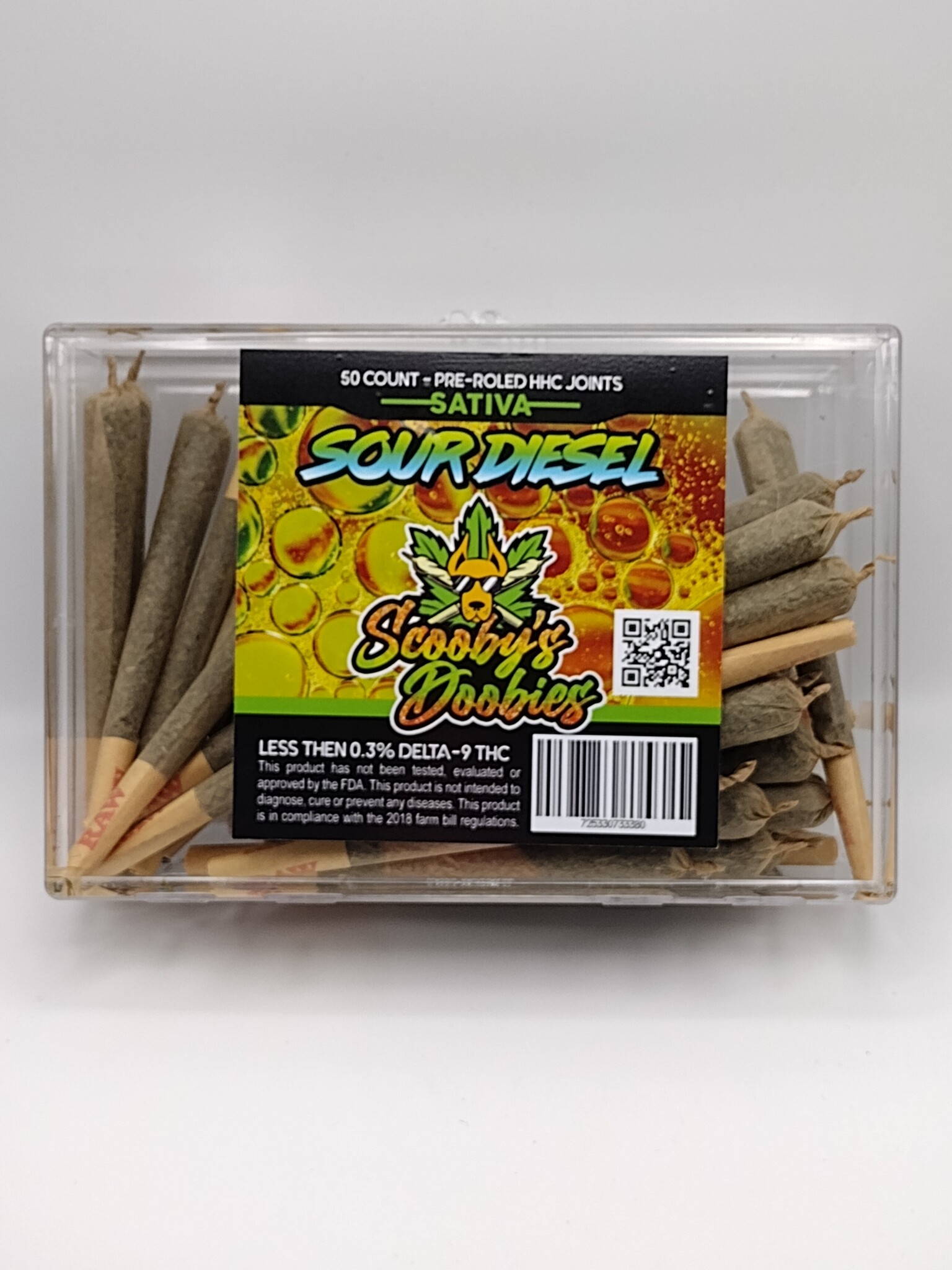 Scooby's Doobies Scooby's Doobies HHC Pre-roll - Sour Diesel (Sativa)