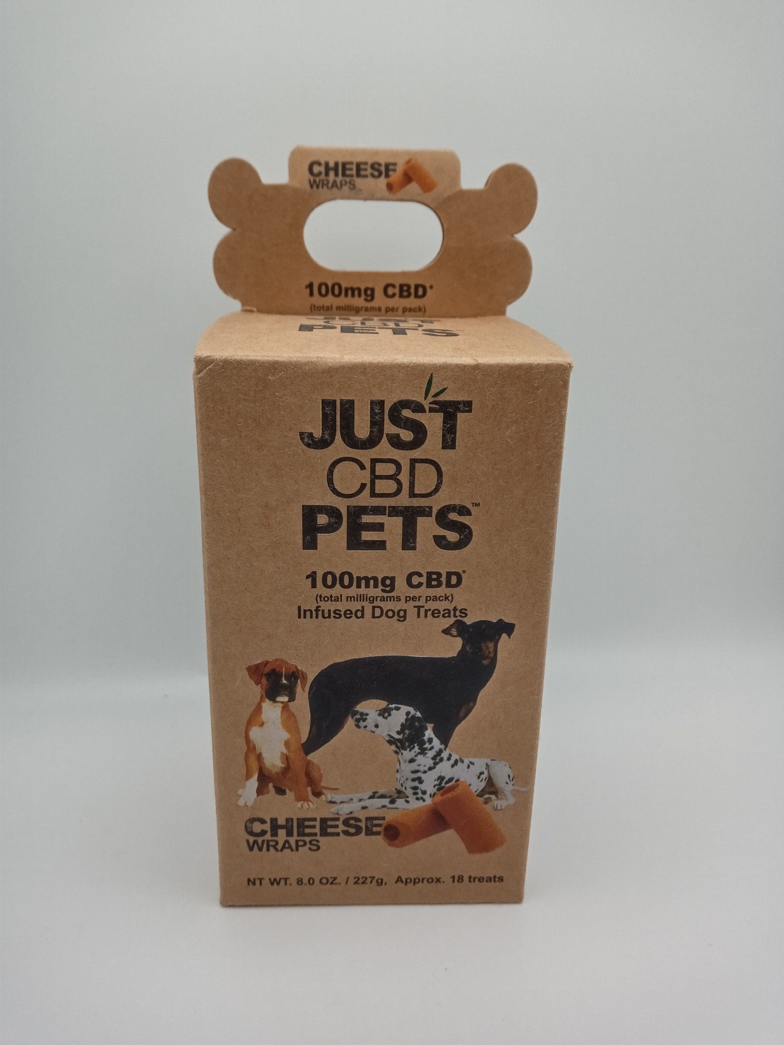 Just CBD Just CBD 100mg Dog Treats- Cheese Wraps