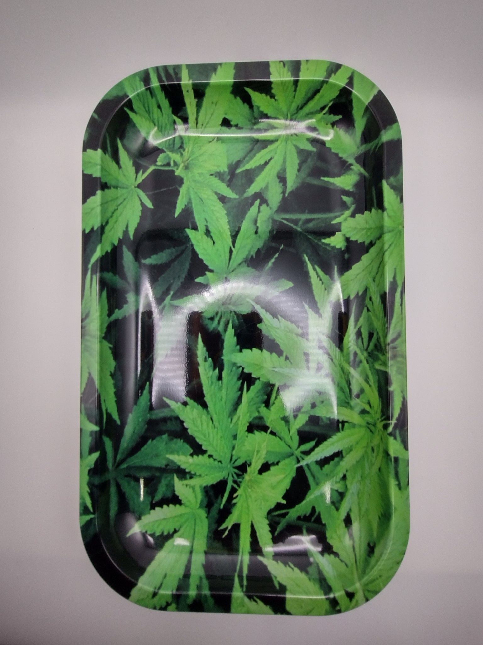 Hemp Leaf Rolling Tray - Medium