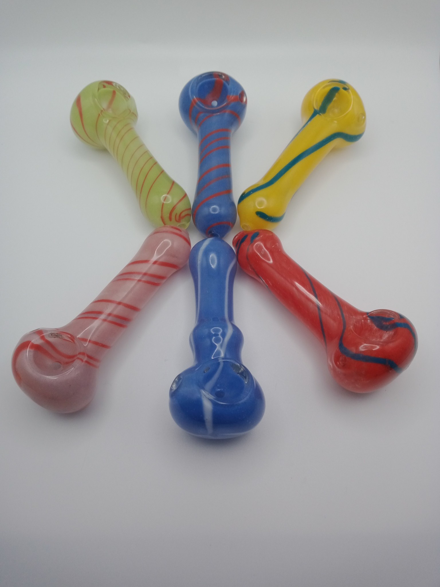 Glass Bowl Pipes - Small