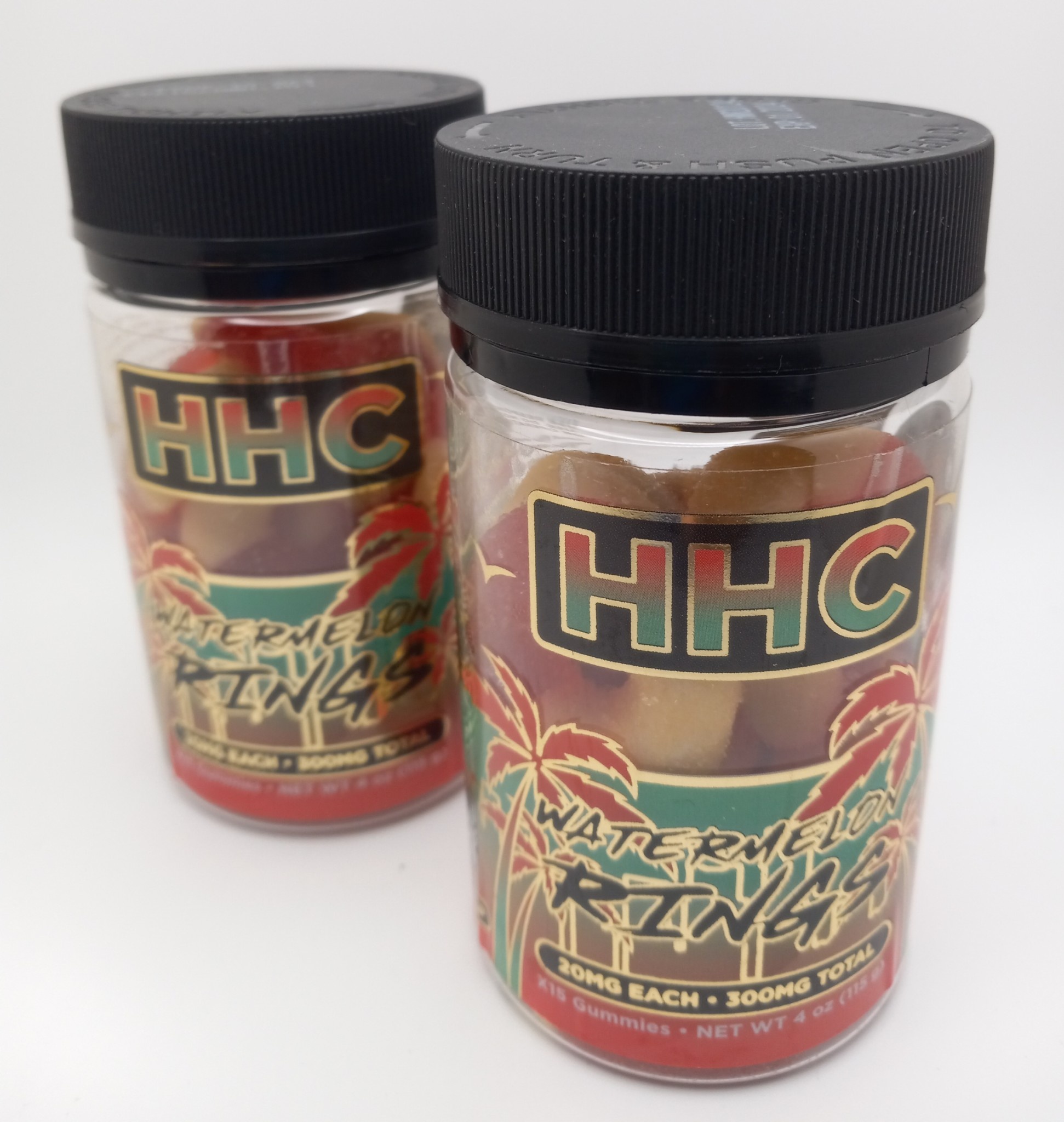No Cap Hemp Co No Cap Hemp Co. 300mg HHC Gummies - Watermelon Rings