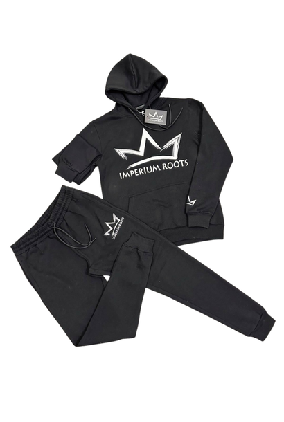 Imperium Roots Relaxed Fit Sweatsuit - Black