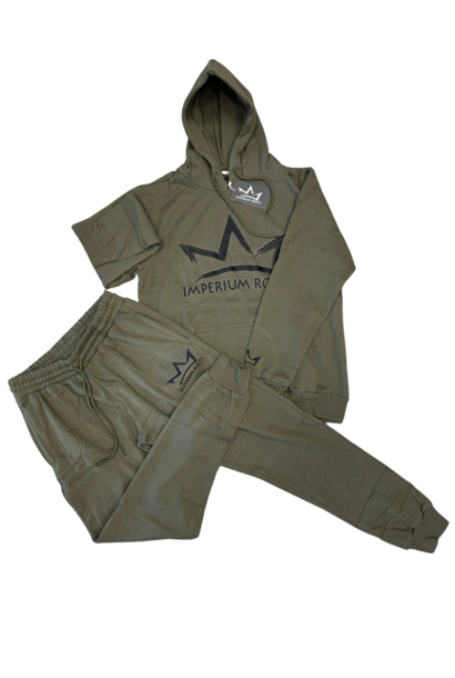 Imperium Roots Fitted Sweatsuit - Green