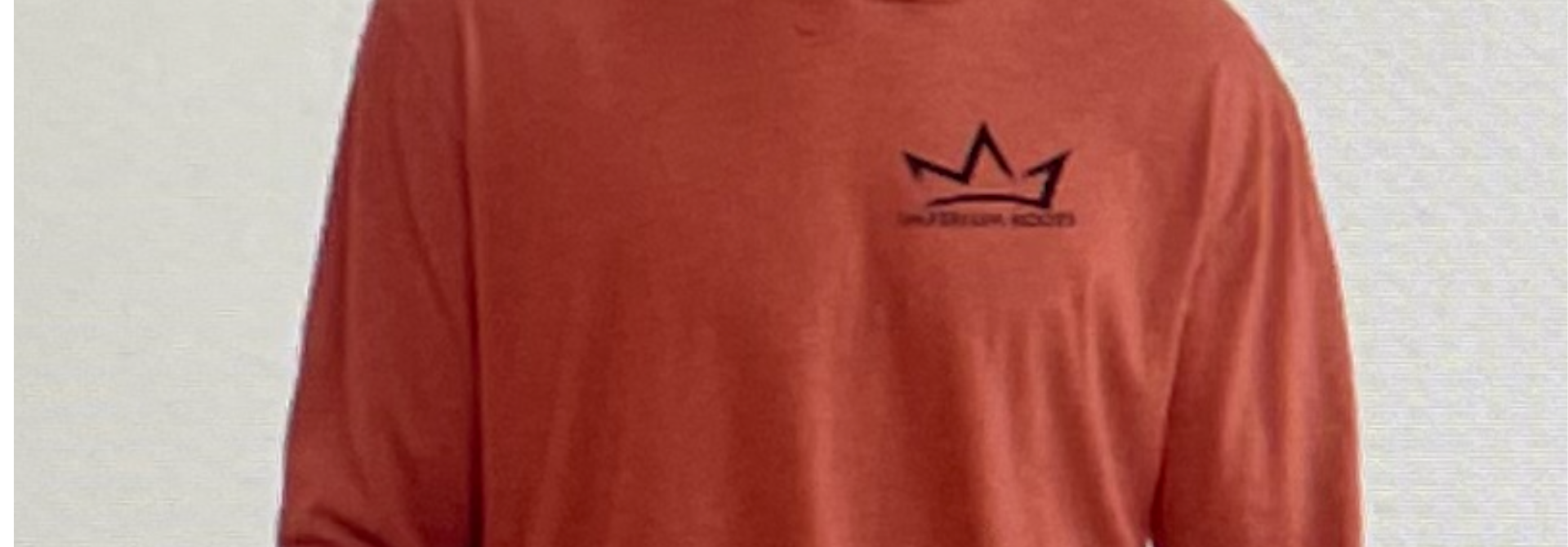 Hooded Long Sleeve Shirt - Terracotta