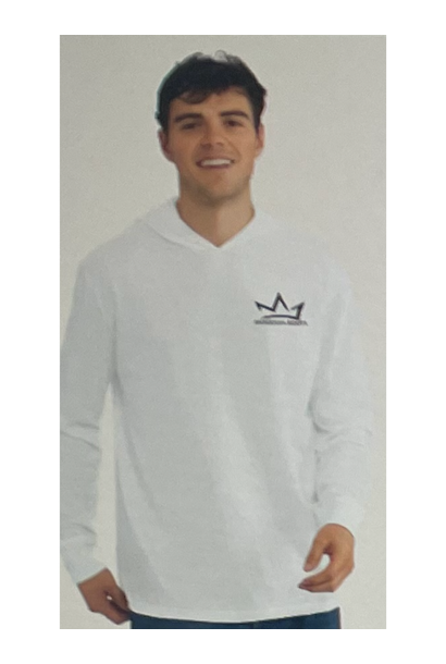 Hooded Long Sleeve Shirt - White