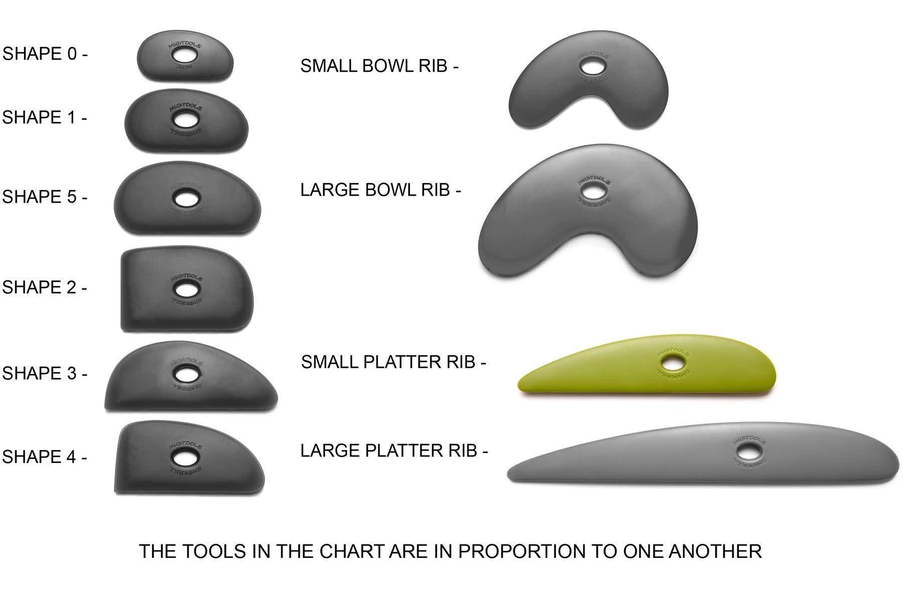 Mudtools Platter Rib - Small