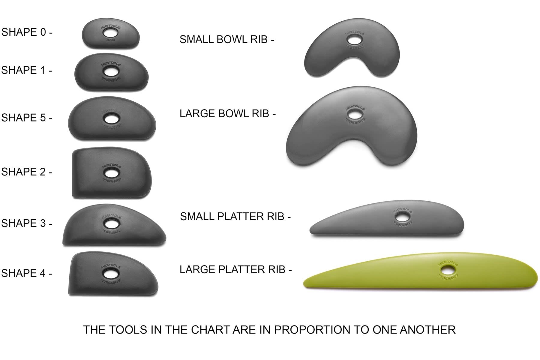 Mudtools Bowl Polymer Rib - Large