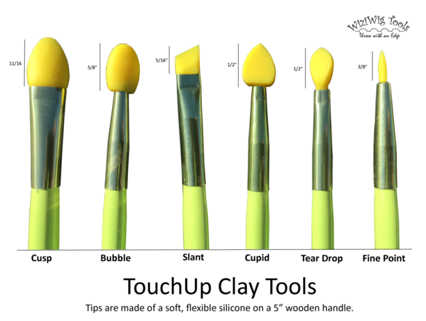 Wiziwig Tools Silicone TouchUp Clay Tool - Tear Drop