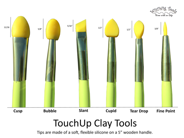 Wiziwig Tools Silicone Touch Up Clay Tool - Slant