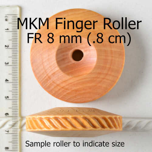 MKM Finger Roller (MKM FR-011) Greek Key Square