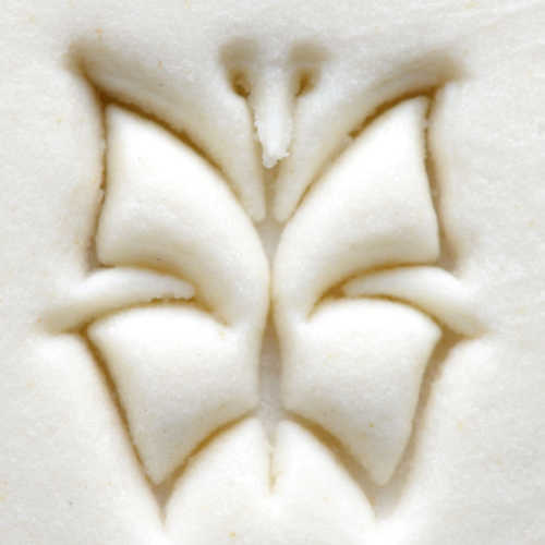 MKM Small Round Stamp (MKM SCS-015) Butterfly Outline