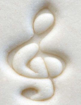 MKM Small Round Stamp (MKM SCS-108) Treble Clef