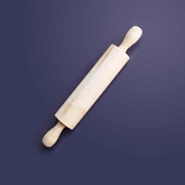 Aardvark Clay 18" Falcon Solid Maple Rolling Pin (10 3/4" x 2 3/4")