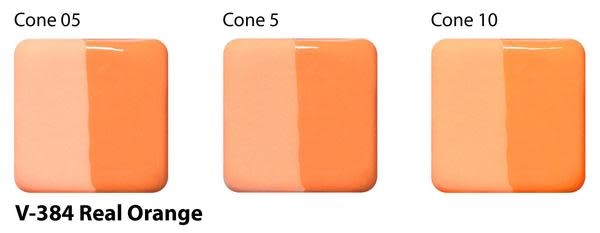 Amaco V-384 Real Orange Velvet Underglaze