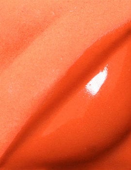 Amaco V-389 Flame Orange Velvet Underglaze 2oz