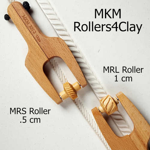 MKM Mini Roller 1 cm (MKM MRL-020) Overlapping Squares
