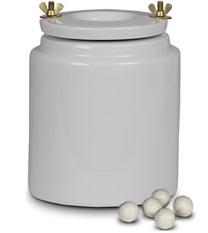 Shimpo Shimpo Ball Mill Jar - 2 Litre (with pebbles)