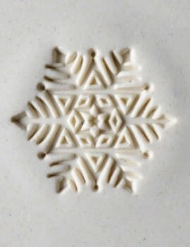 MKM Large Round Stamp (MKM SCL-029) Snowflake