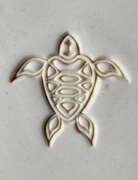 MKM Large Round Stamp (MKM SCL-035) Sea Turtle