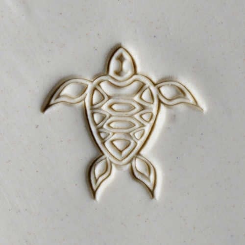 MKM Large Round Stamp (MKM SCL-035) Sea Turtle