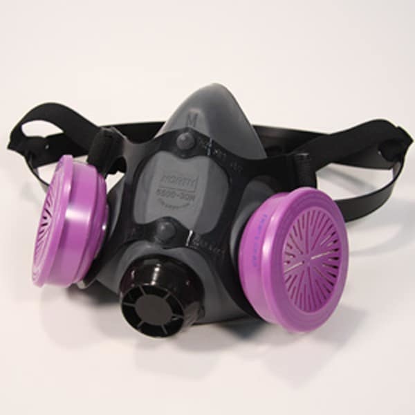 Respirator Mask (North 5500) with P100 Cartridges