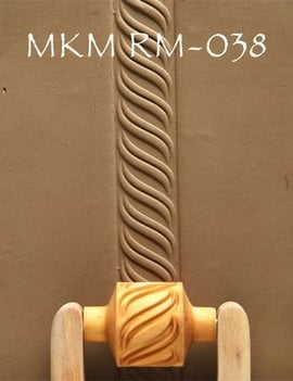 MKM Medium Handle Roller (MKM RM-038) Big Rope Narrow Strands