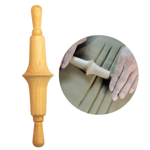 Seven Skill Wooden Texture Rolling Pin