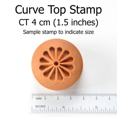 MKM Curve Top Stamp (MKM CT-004) Flower